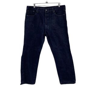 Levi's 501XX Jeans Mens Size W42 x L32 Blue Cotton Straight Fit Dark Wash Denim‎